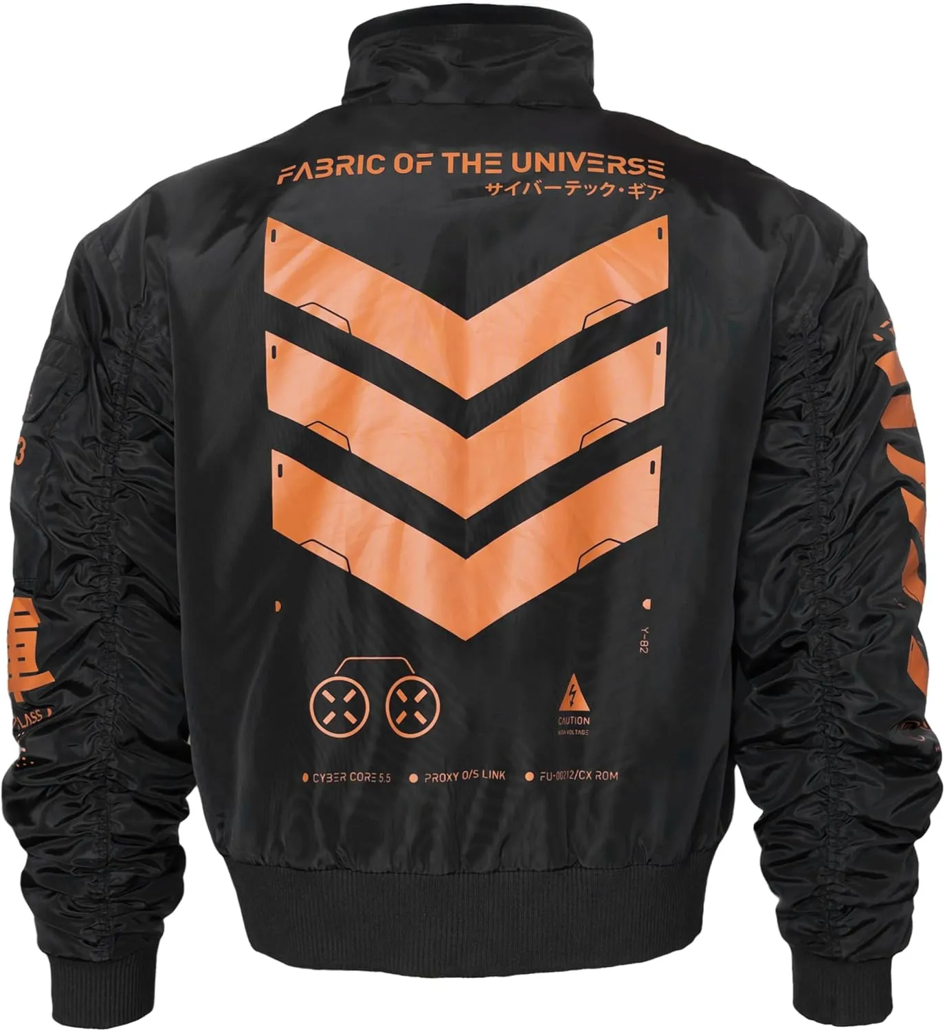 Fabric of the Universe Techwear Graphic Fashion Bomber Jacket