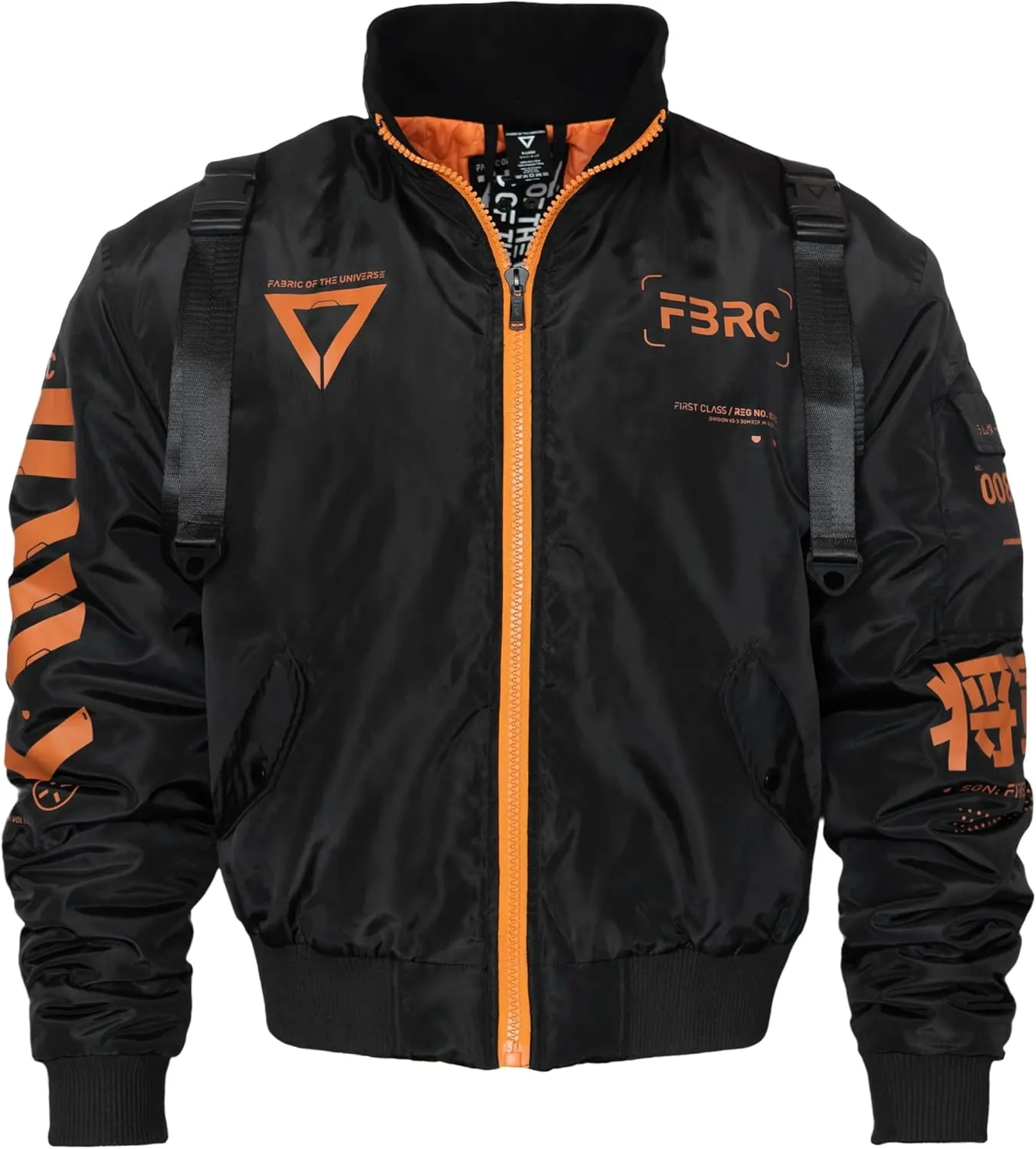 Fabric of the Universe Techwear Graphic Fashion Bomber Jacket