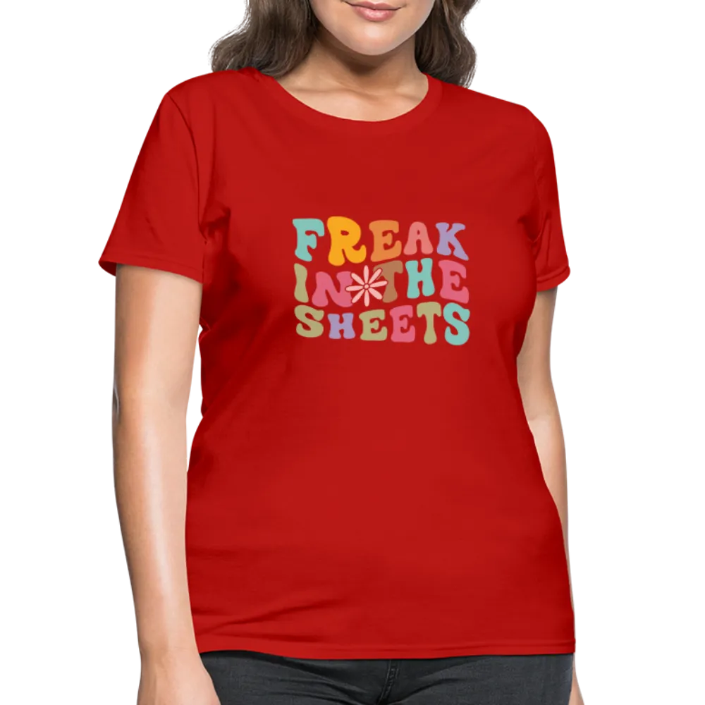 Freak In The Sheets Women's Contoured T-Shirt