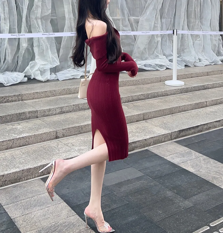 Frey dress (ready stock in red/ 3 colours)