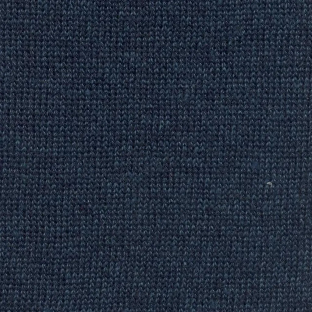 GRAN SASSO Cotton Linen Knit Short Sleeve NAVY