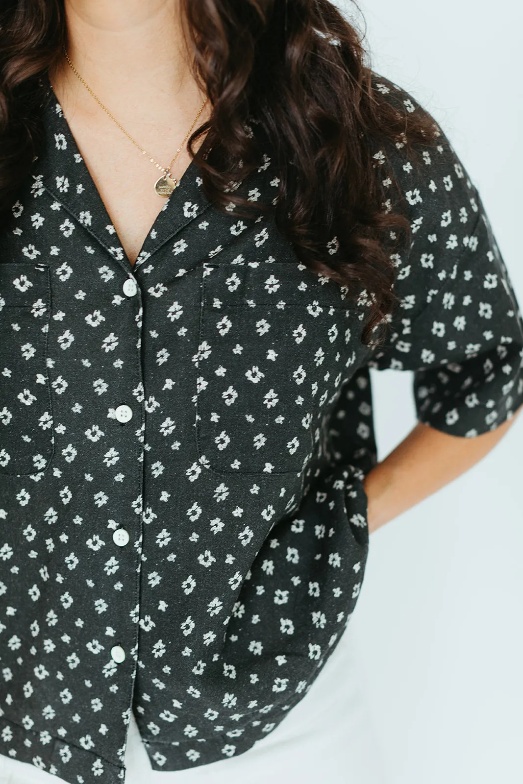 Greenwich Button Up Top