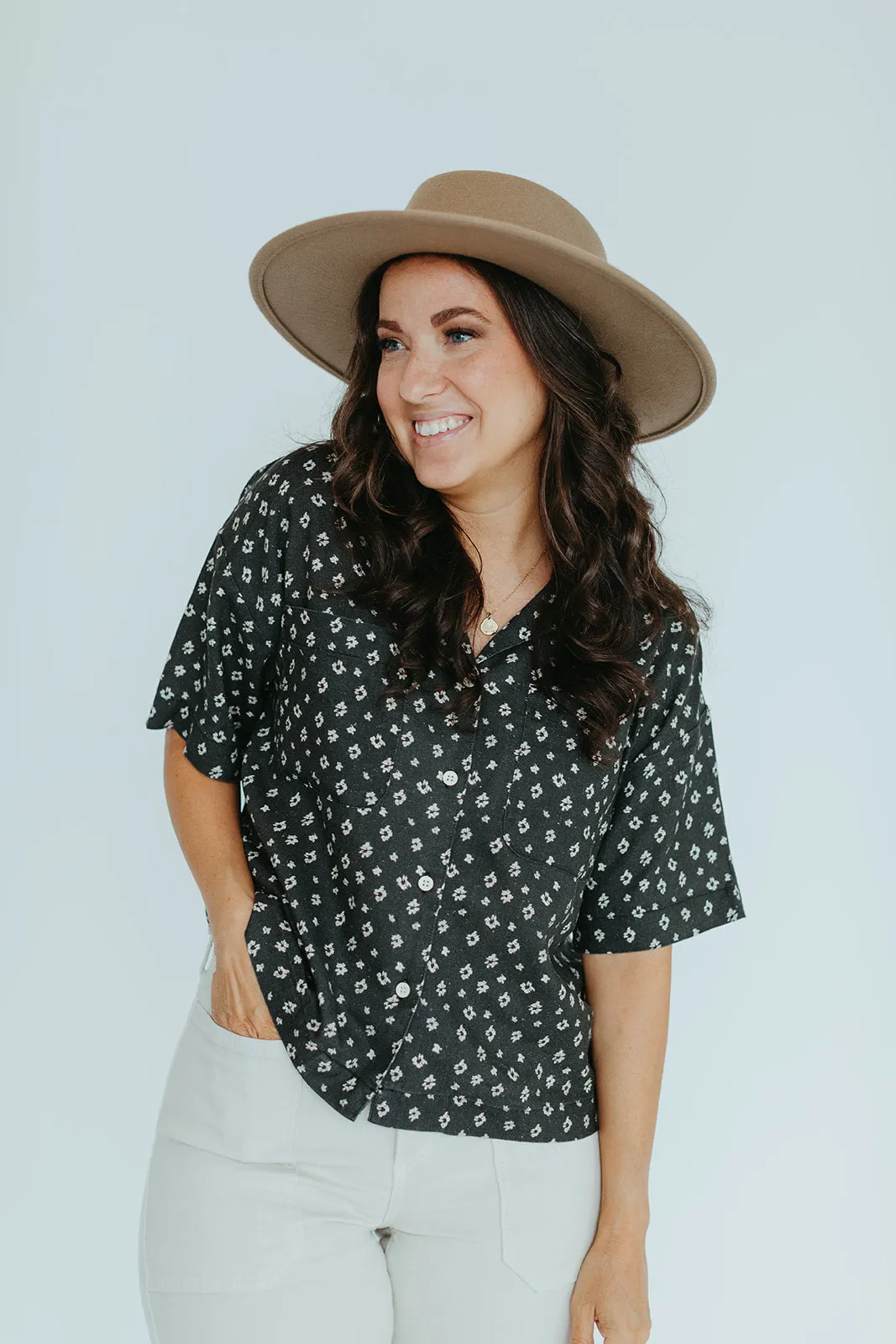 Greenwich Button Up Top
