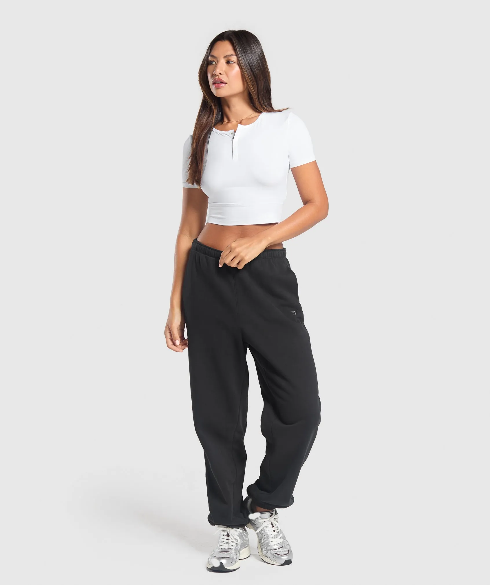 Gymshark Rest Day Buttery Soft Midi Top - White