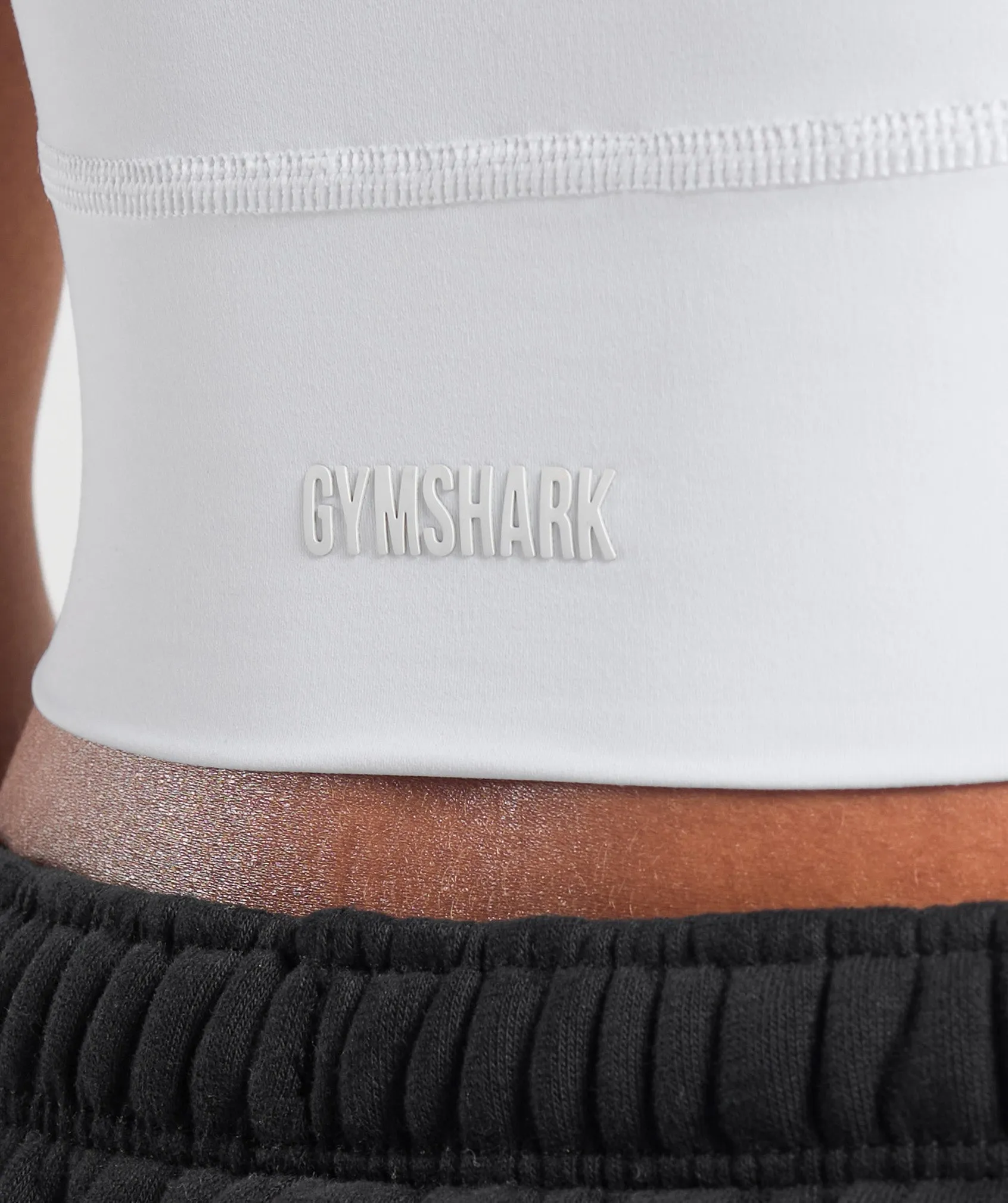 Gymshark Rest Day Buttery Soft Midi Top - White