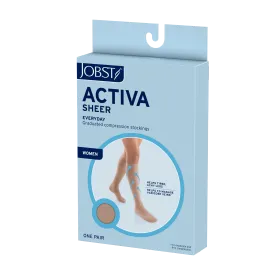 JOBST ACTIVA Sheer 8-15 mmHg Compression Socks Knee High