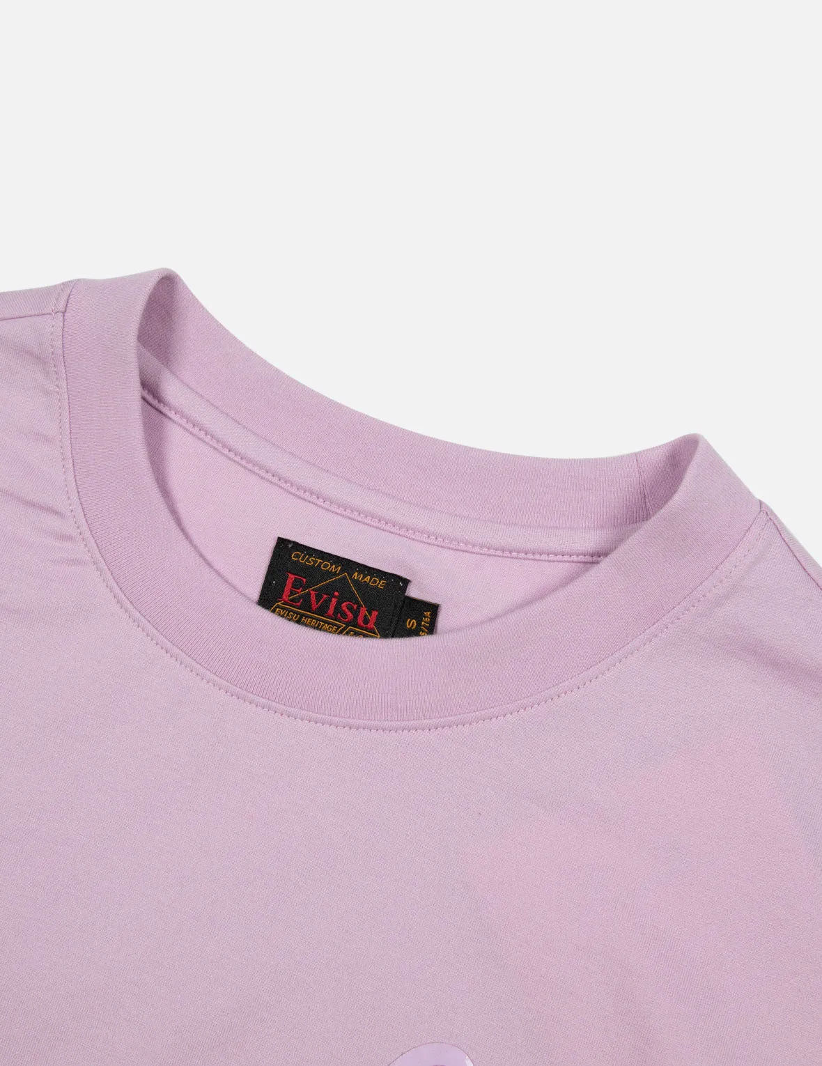 Kamon and Wisteria Print Cropped T-Shirt