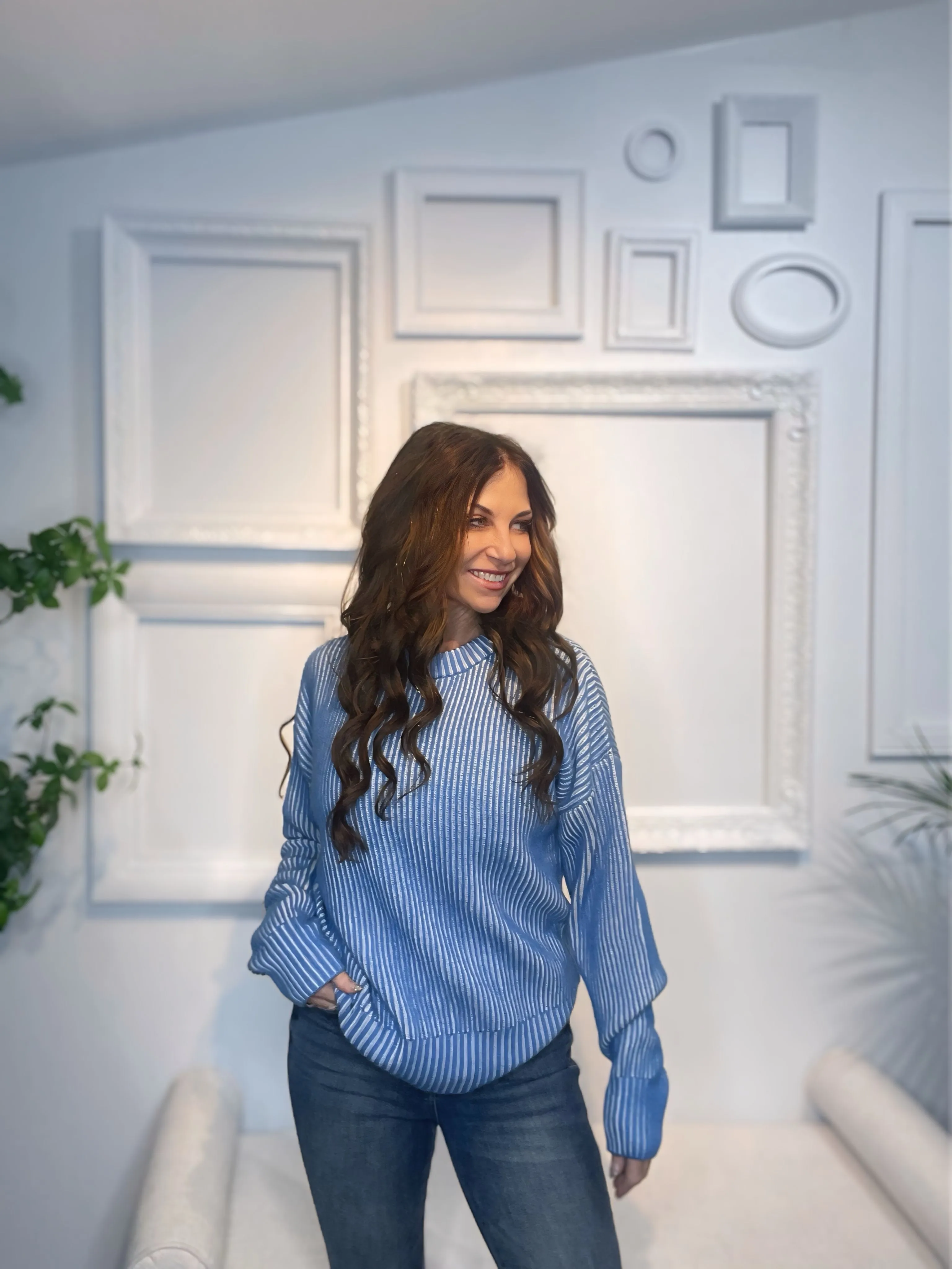 Kendra Sweater, Blue