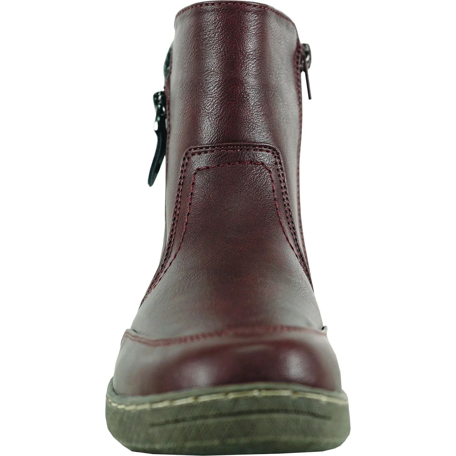 KOZI Women Boot Riley-4 Ankle Casual Boot Burgundy