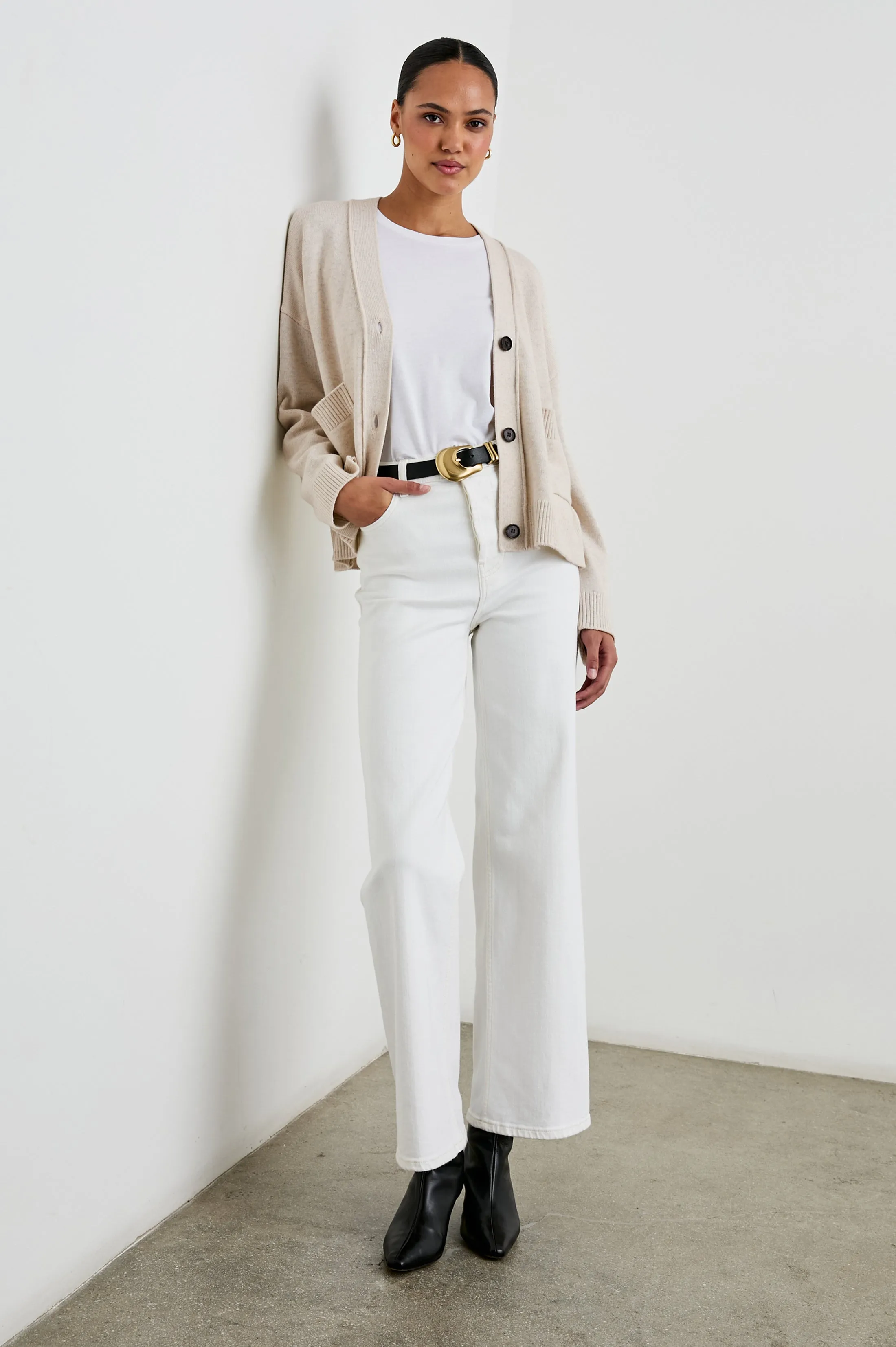 LINDI CARDIGAN - OATMEAL