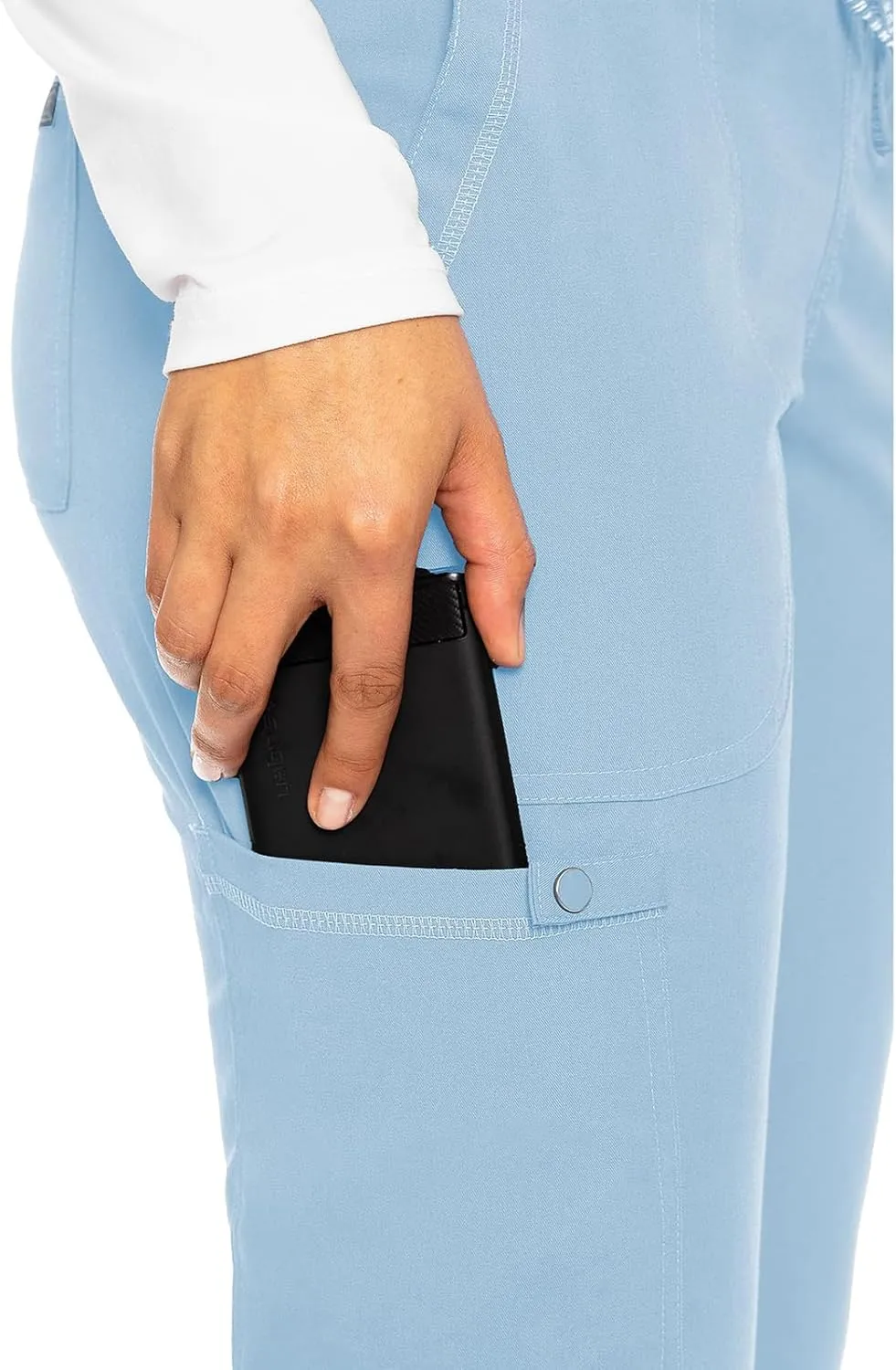 Med Couture Scrub Pants for Women Jogger Pant with 5 Pockets, Lightweight, Ultra Soft, 2-Way Stretch Fabric - MC7710