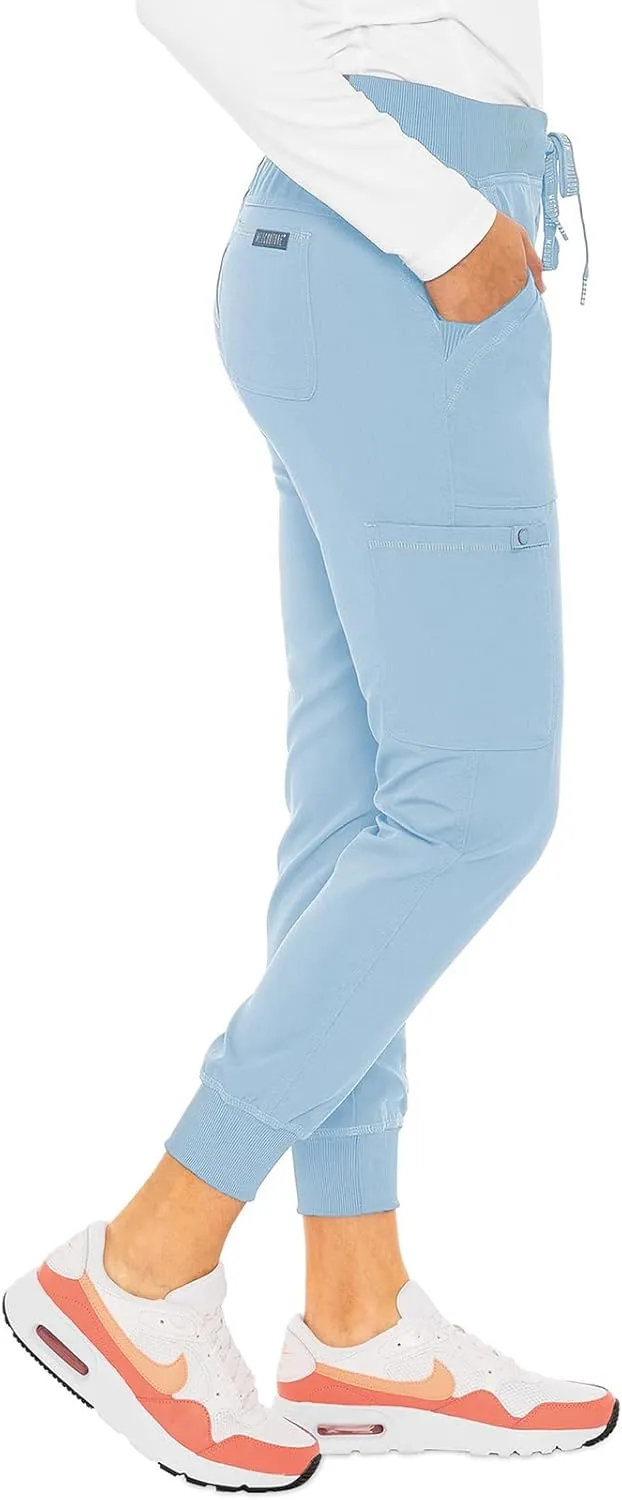 Med Couture Scrub Pants for Women Jogger Pant with 5 Pockets, Lightweight, Ultra Soft, 2-Way Stretch Fabric - MC7710