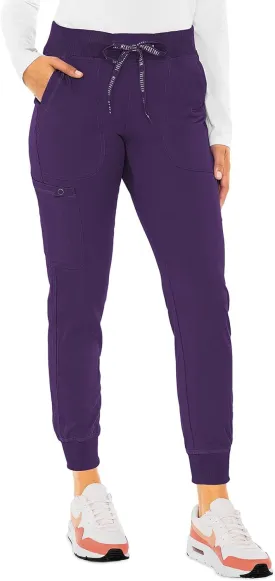 Med Couture Scrub Pants for Women Jogger Pant with 5 Pockets, Lightweight, Ultra Soft, 2-Way Stretch Fabric - MC7710