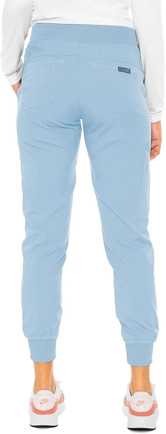 Med Couture Scrub Pants for Women Jogger Pant with 5 Pockets, Lightweight, Ultra Soft, 2-Way Stretch Fabric - MC7710