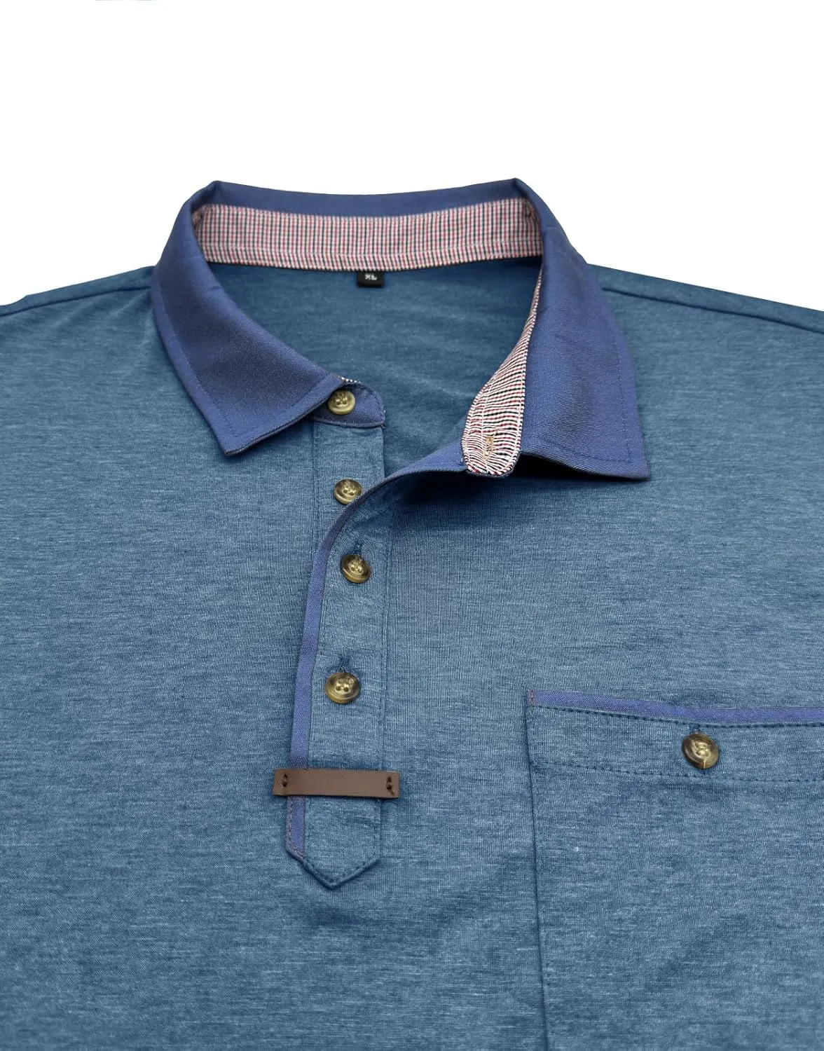 Men's Casual Polo Shirts Classic Button Basic Short Sleeve Shirt Lightweight Cotton Tees Golf Stylish Tops