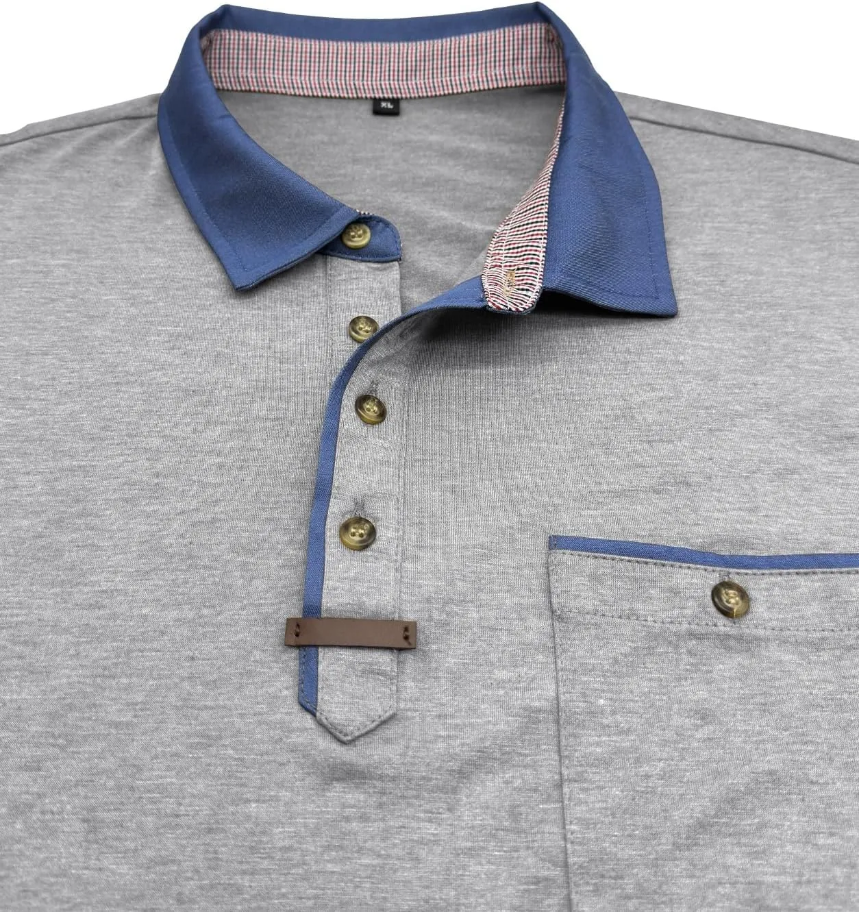 Men's Casual Polo Shirts Classic Button Basic Short Sleeve Shirt Lightweight Cotton Tees Golf Stylish Tops