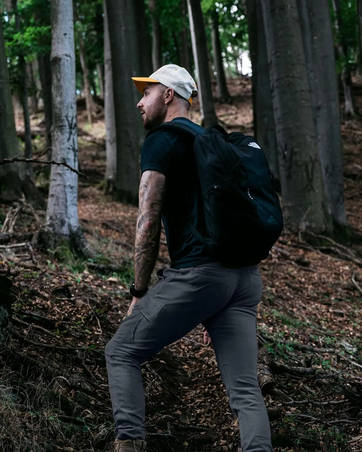 Men's Tactical Cargo Pants, Lightweight Water-Resistant, Ripstop Fabric for Hiking, Work, Outdoor Activities