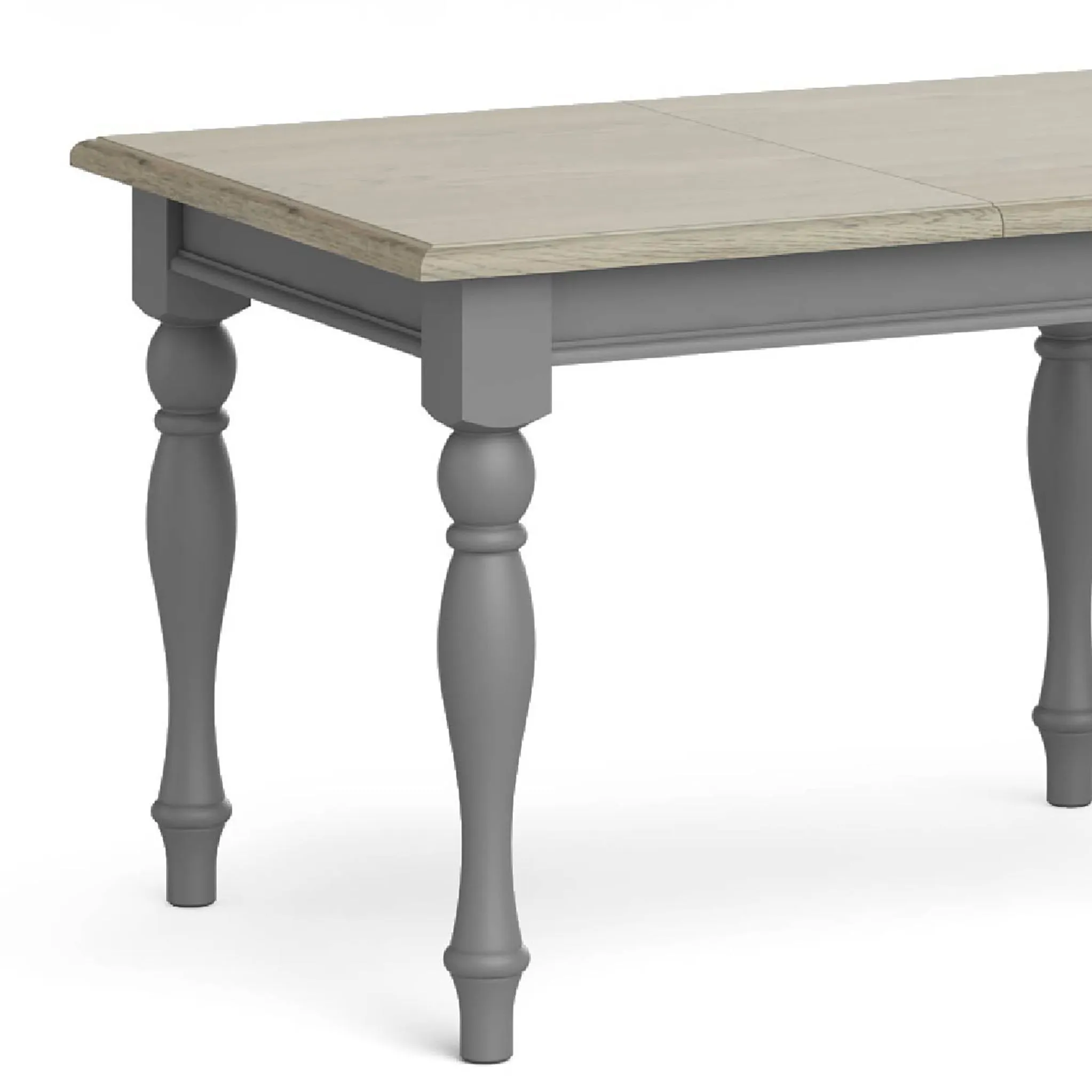 Mulsanne Grey Compact Extending Table