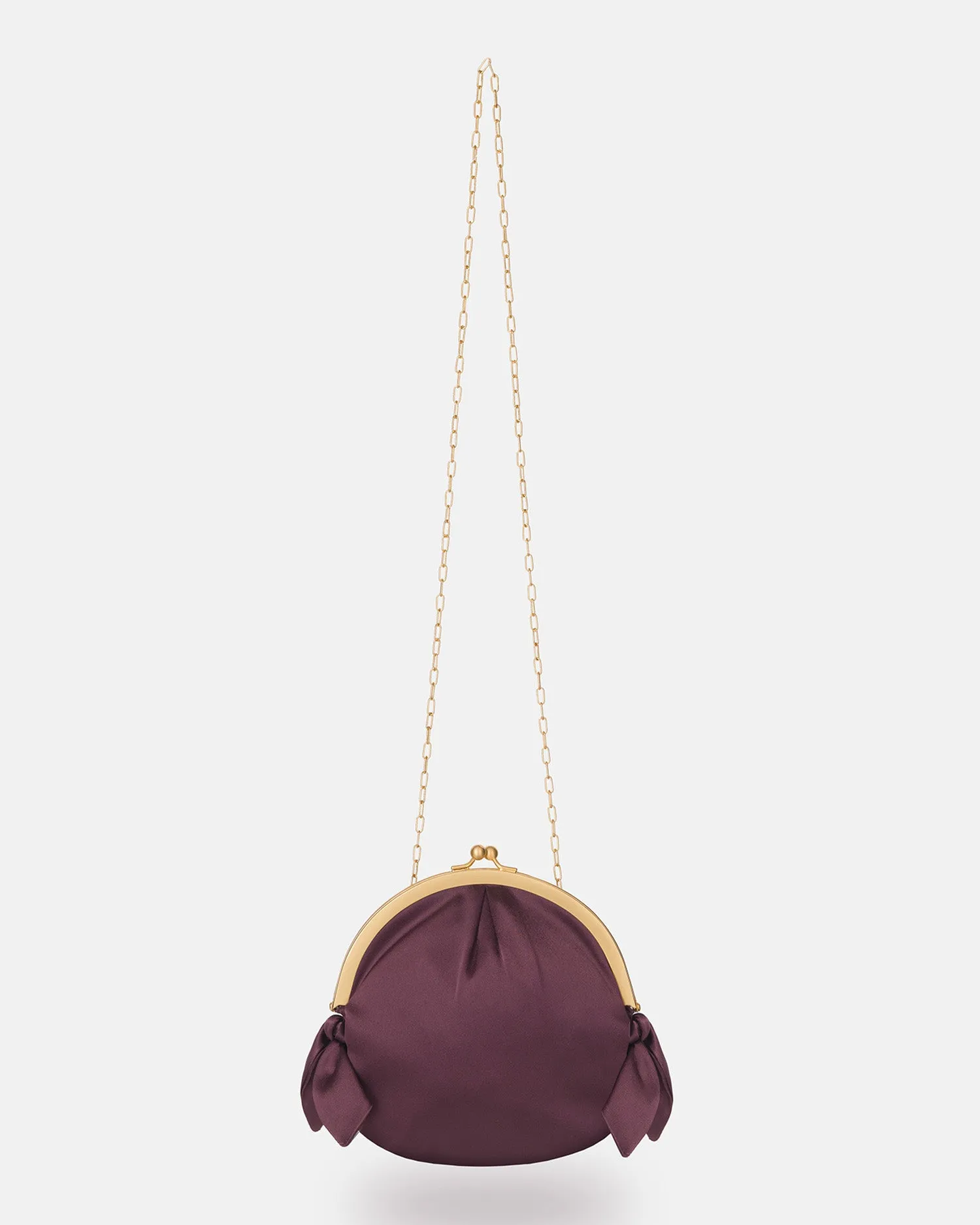 Oana - Slip Satin Bag - Eggplant
