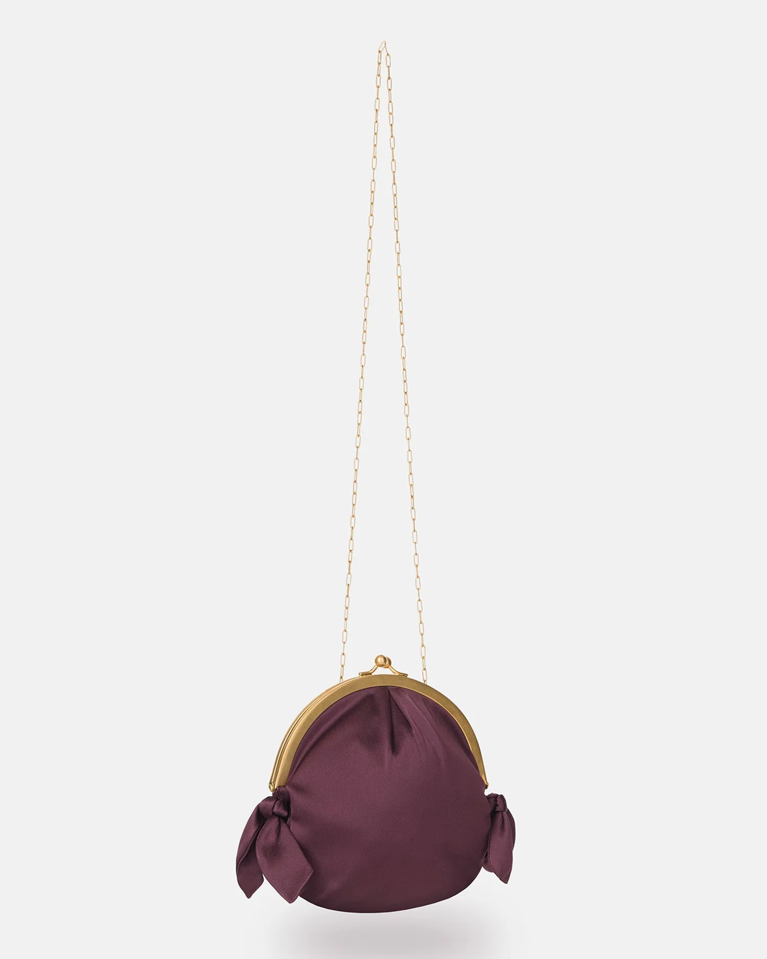 Oana - Slip Satin Bag - Eggplant
