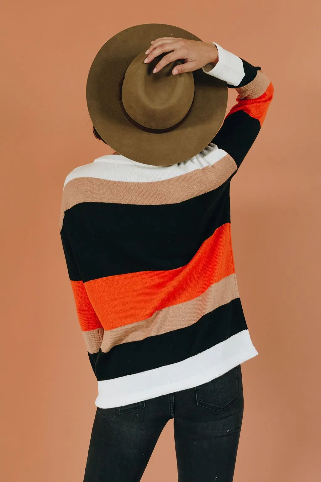 Owen Color Block Knit Sweater