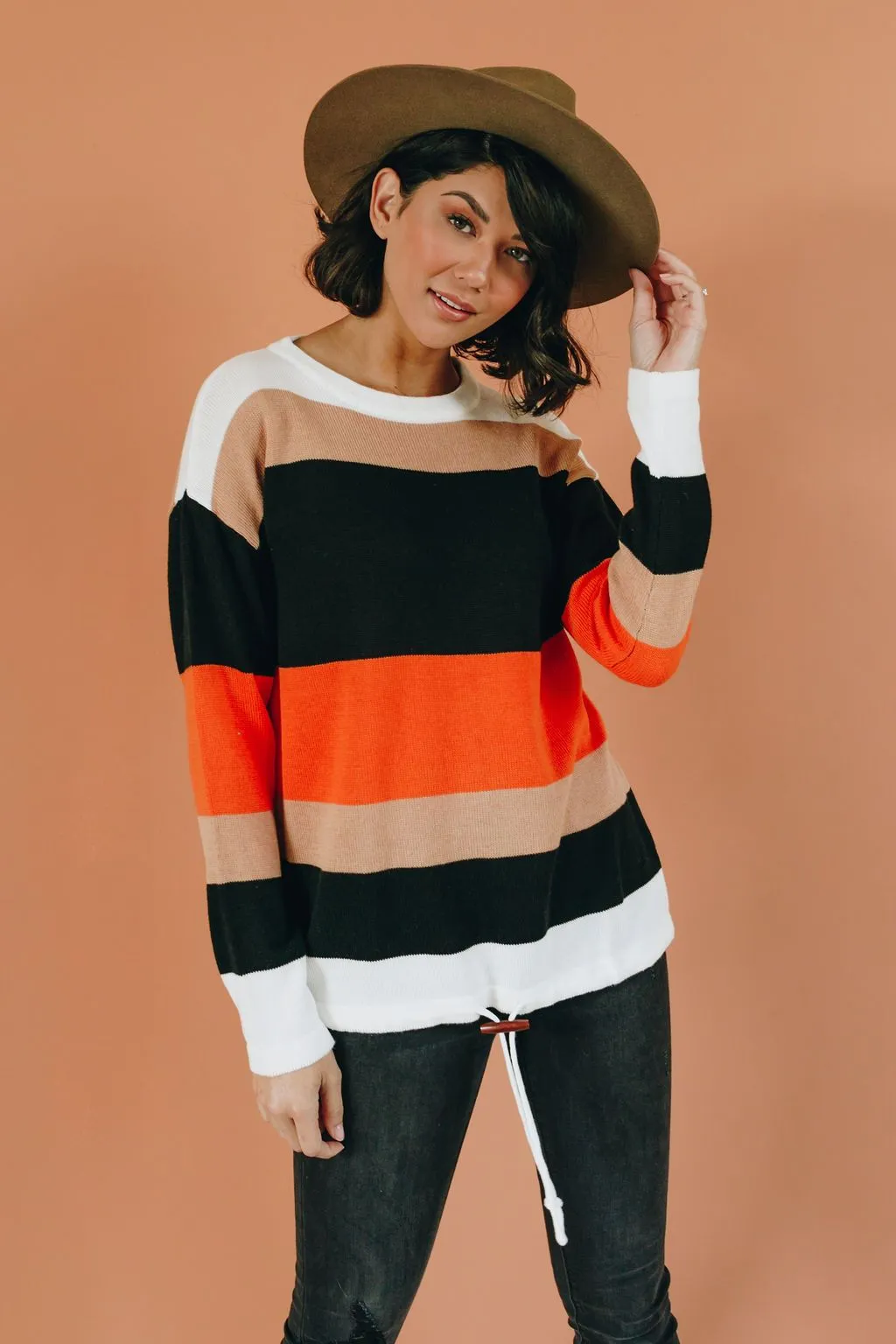 Owen Color Block Knit Sweater