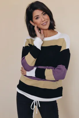 Owen Color Block Knit Sweater