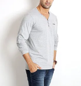 Rodid Solid Men's V-neck White T-Shirt (B-RODTSY-GM-M)