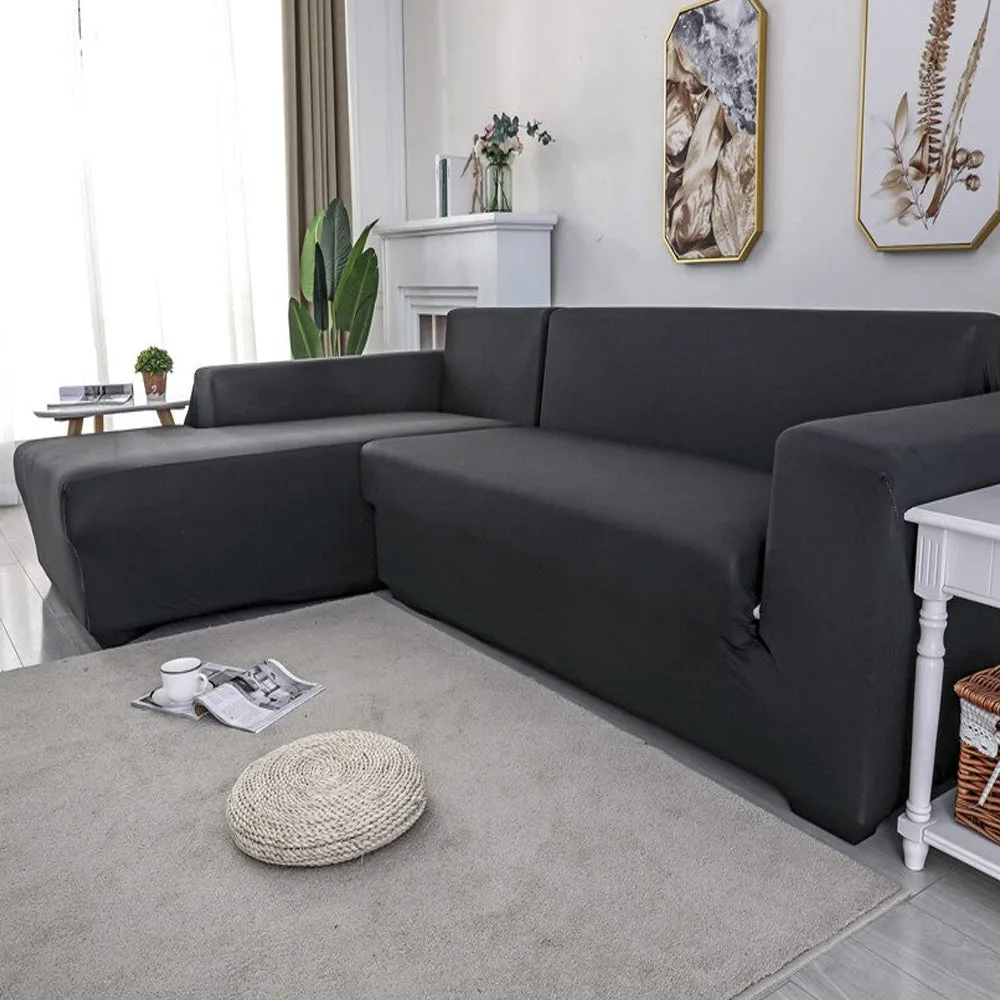 Sectional Couch Non-Slip Stretchable Machine Washable Cover
