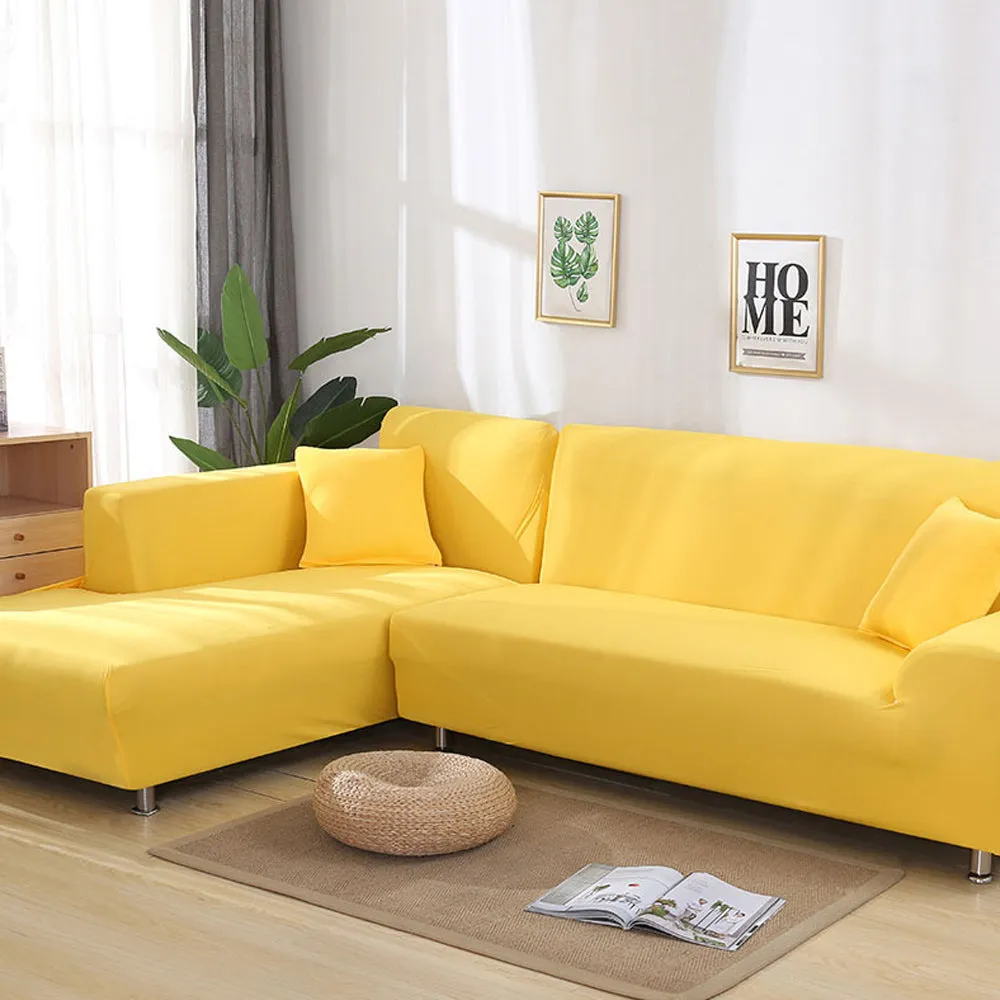 Sectional Couch Non-Slip Stretchable Machine Washable Cover
