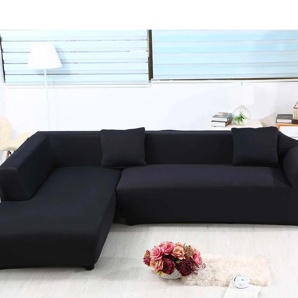 Sectional Couch Non-Slip Stretchable Machine Washable Cover
