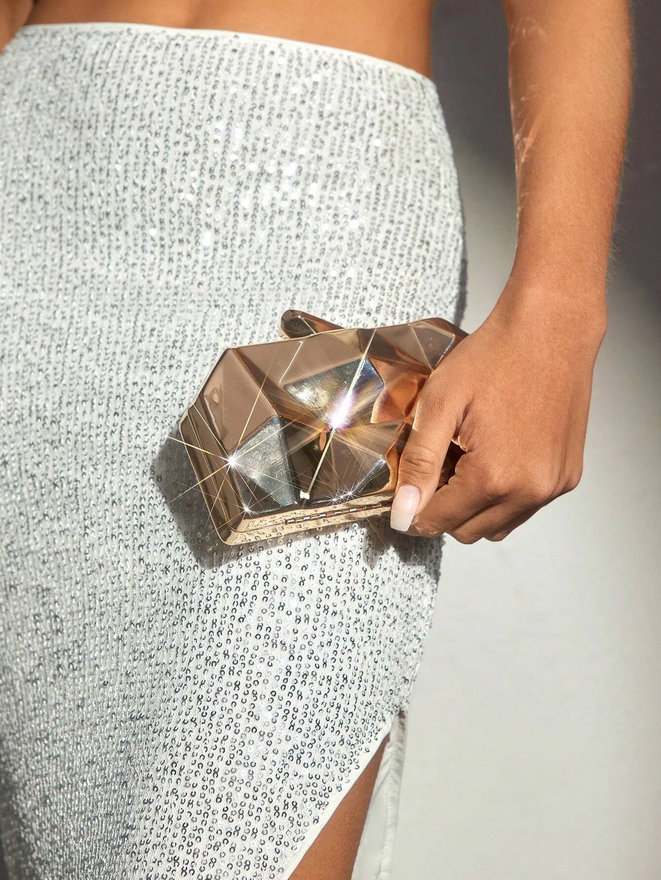 SHEIN SXY Luxury,Elegant,Glitter Women'S Fashionable Versatile Evening Bag