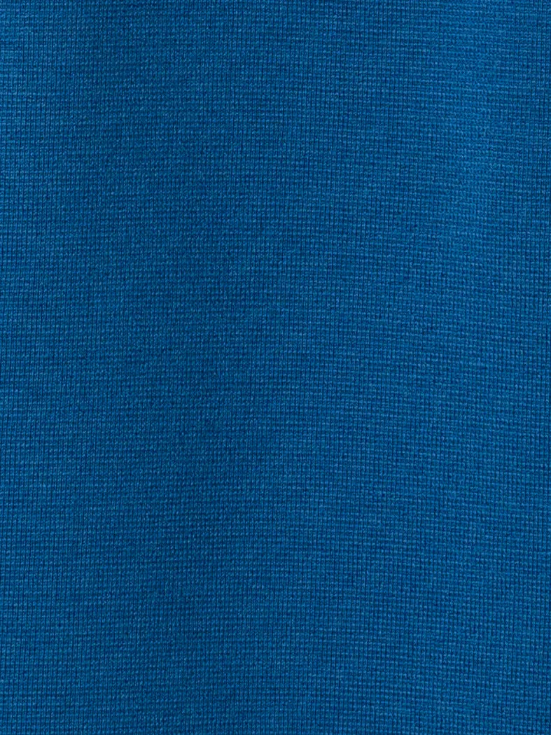 Short Sleeves Merino Sweater with Mock Neck