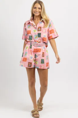 SIGHTSEE PRINT SHORT SET