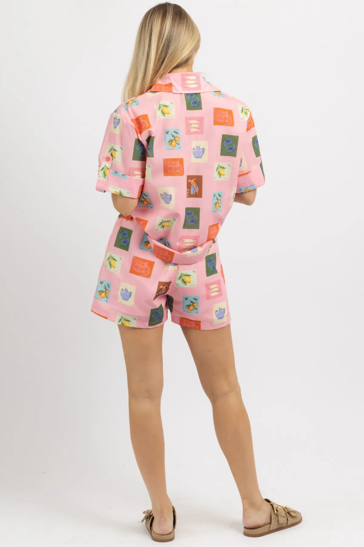 SIGHTSEE PRINT SHORT SET