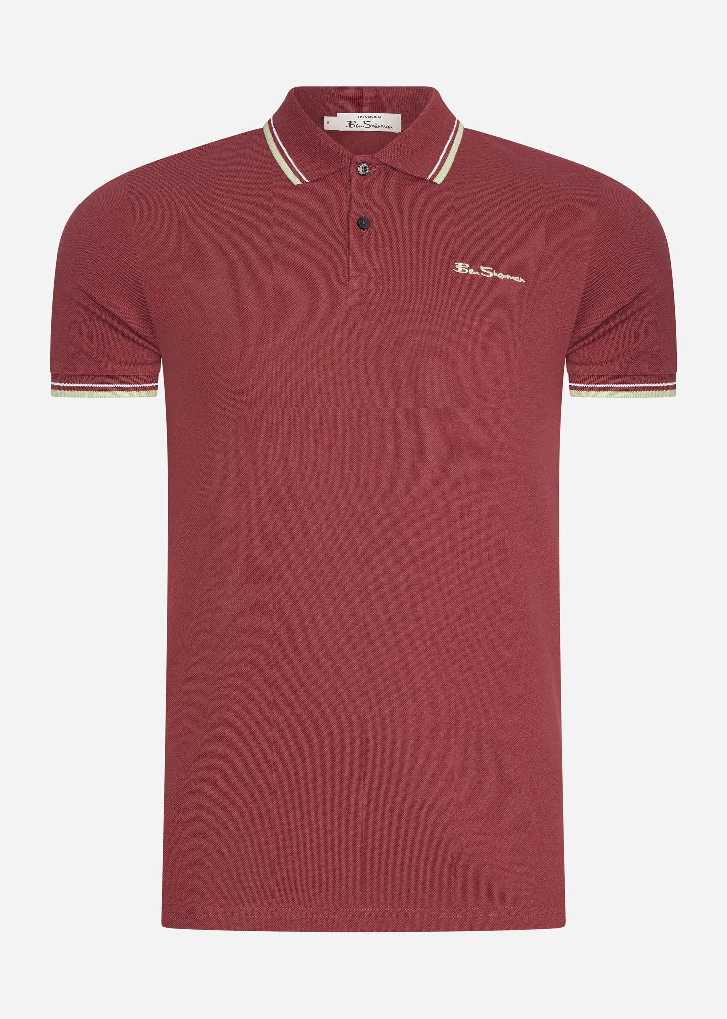 Signature polo - maroon