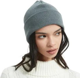 Soft Multicolor Winter Hats, Knitted Beanie Hats for Women & Men Knit Cuffed Beanies Women Plain Beanies