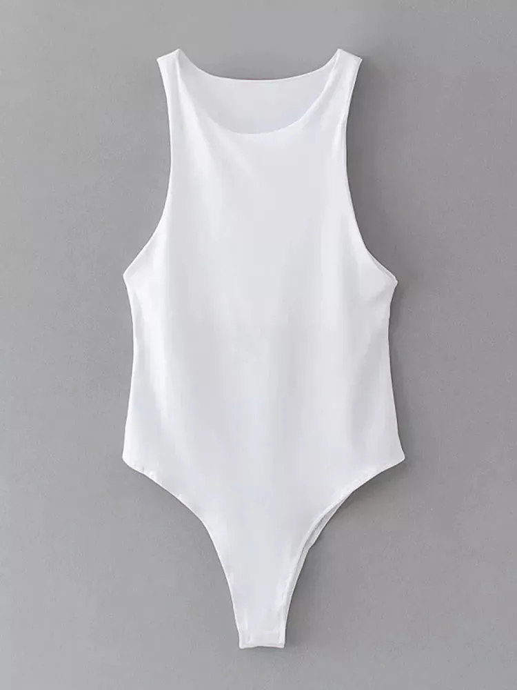 Solid bodysuits female slim casual bodysuit club short playsuits