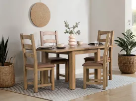 St Ives Flip Top Extendable Dining Table (85cm - 170cm)