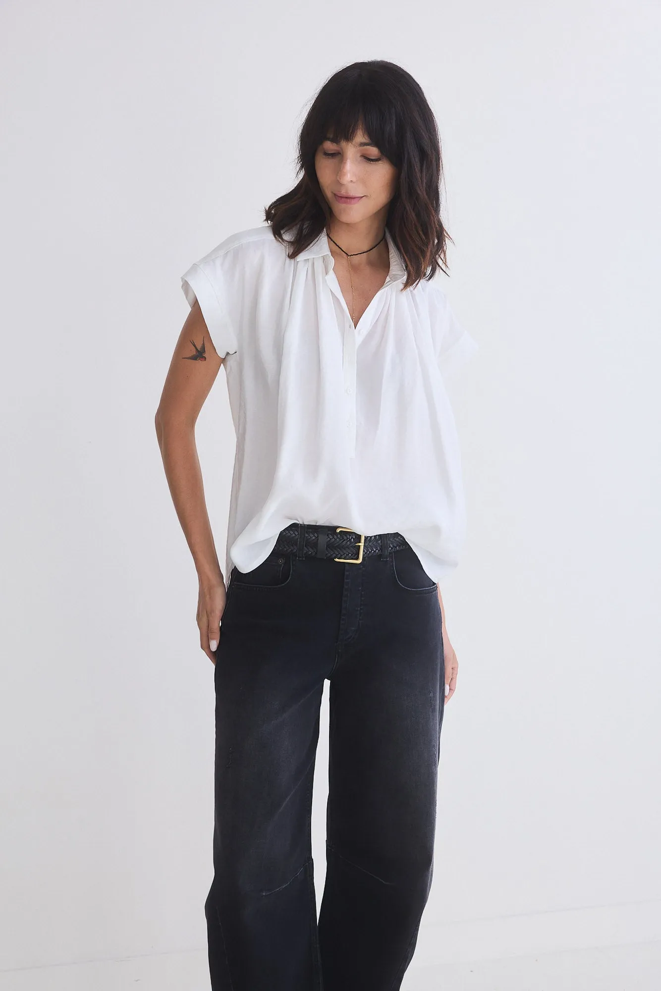 The Nonchalant Oversized Voile Blouse
