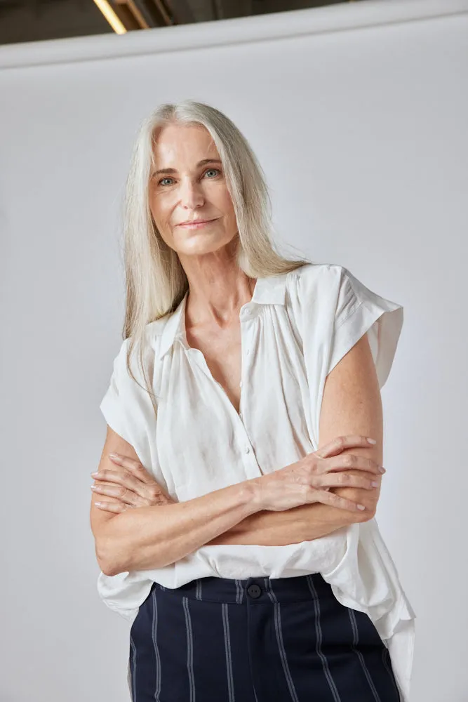 The Nonchalant Oversized Voile Blouse