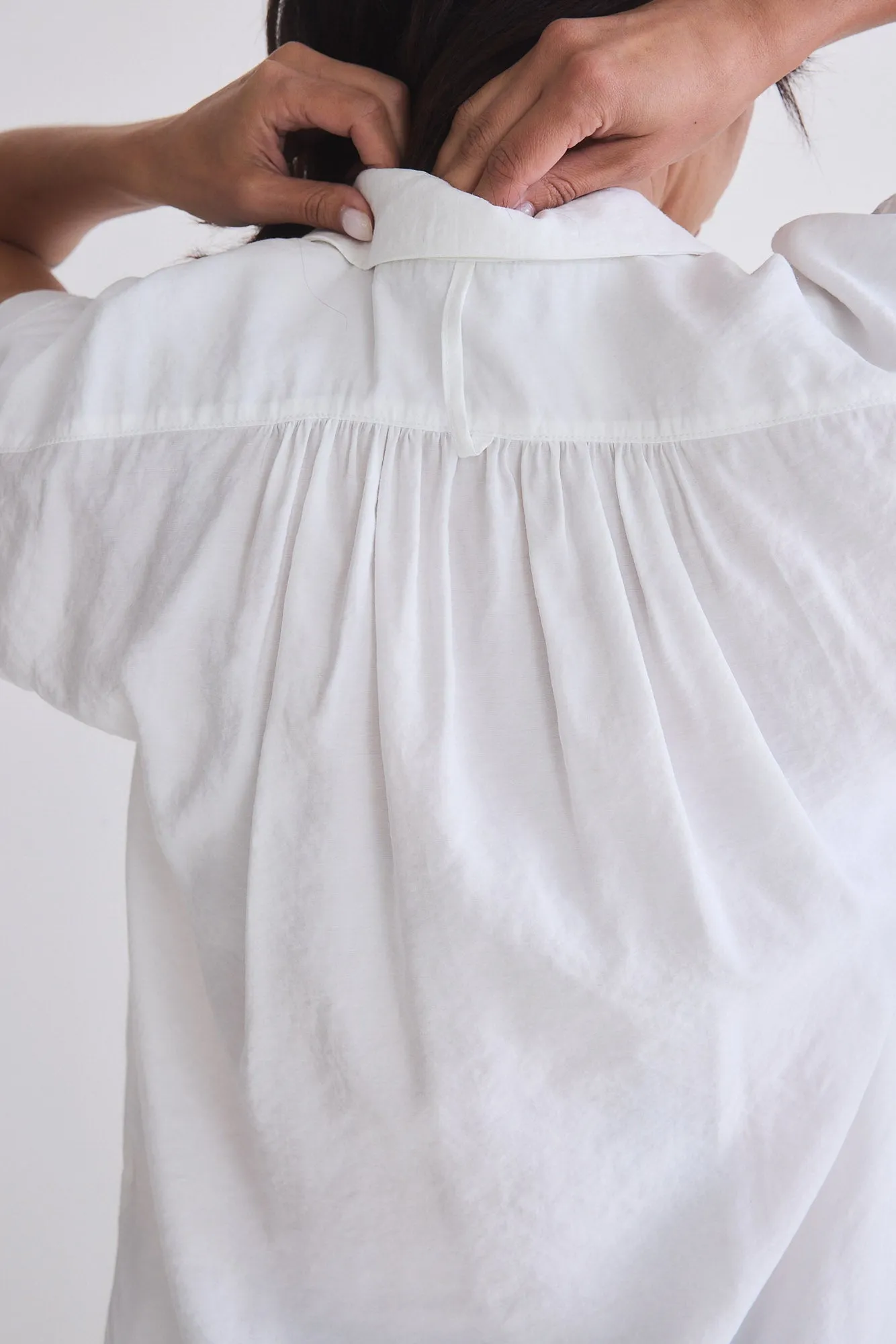 The Nonchalant Oversized Voile Blouse