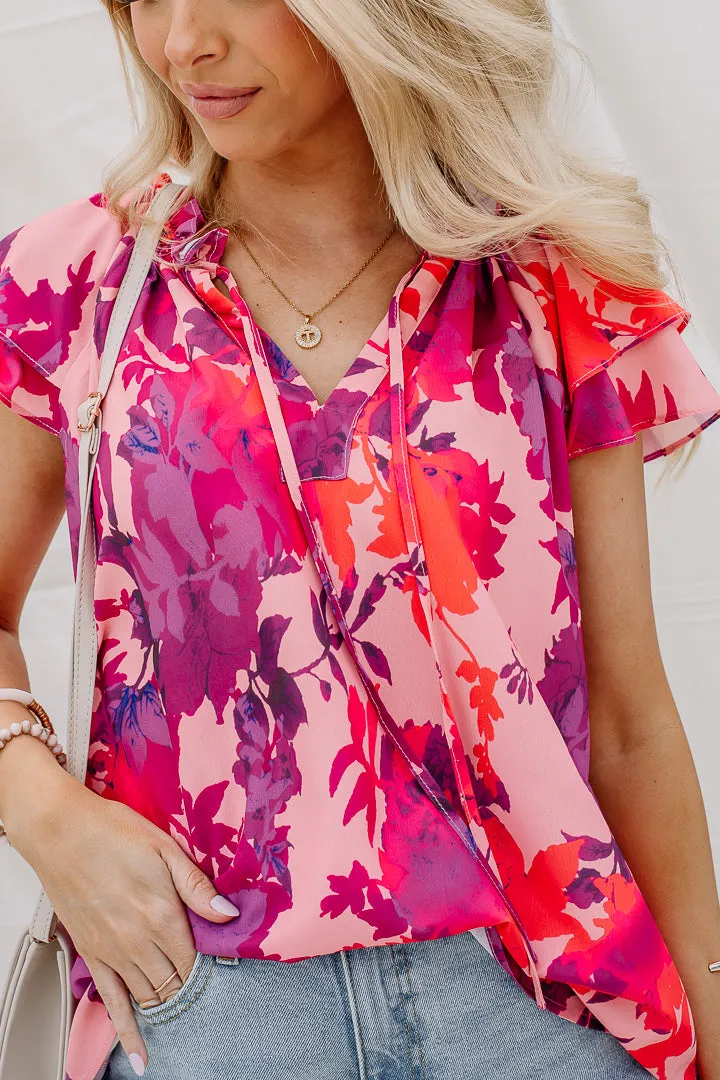 Think Of Me Floral Top