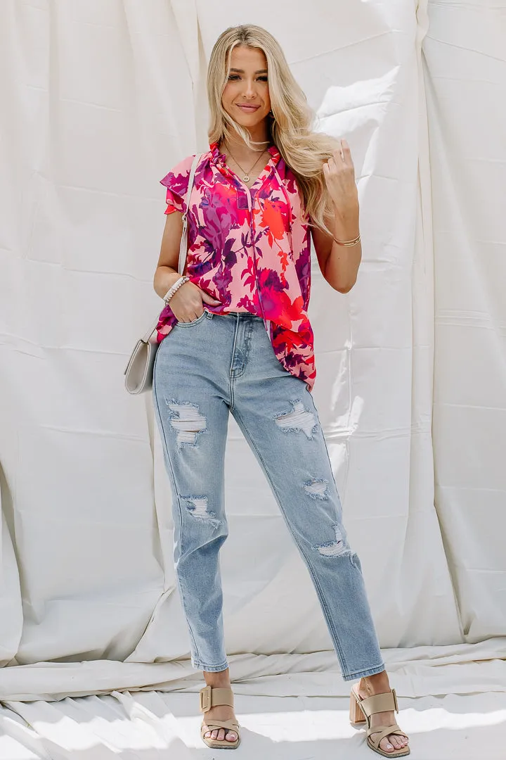 Think Of Me Floral Top