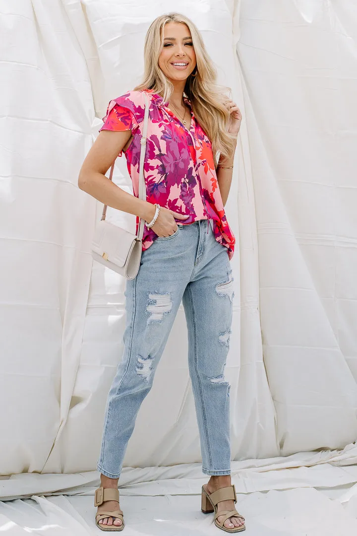 Think Of Me Floral Top