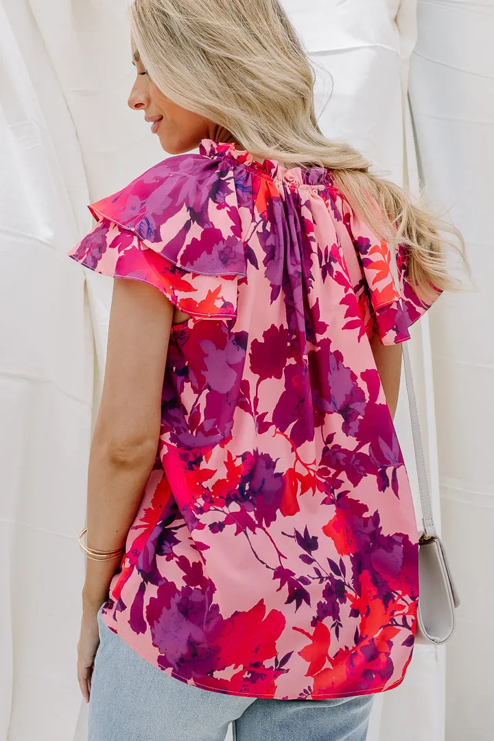 Think Of Me Floral Top