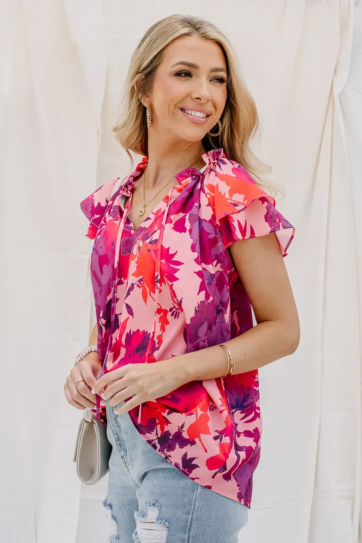 Think Of Me Floral Top