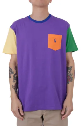 Tie-Dye Pocket Tee - Purple Hues