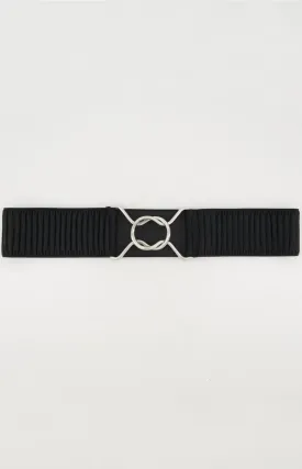 Ulla Popken Stretch Belt in Black