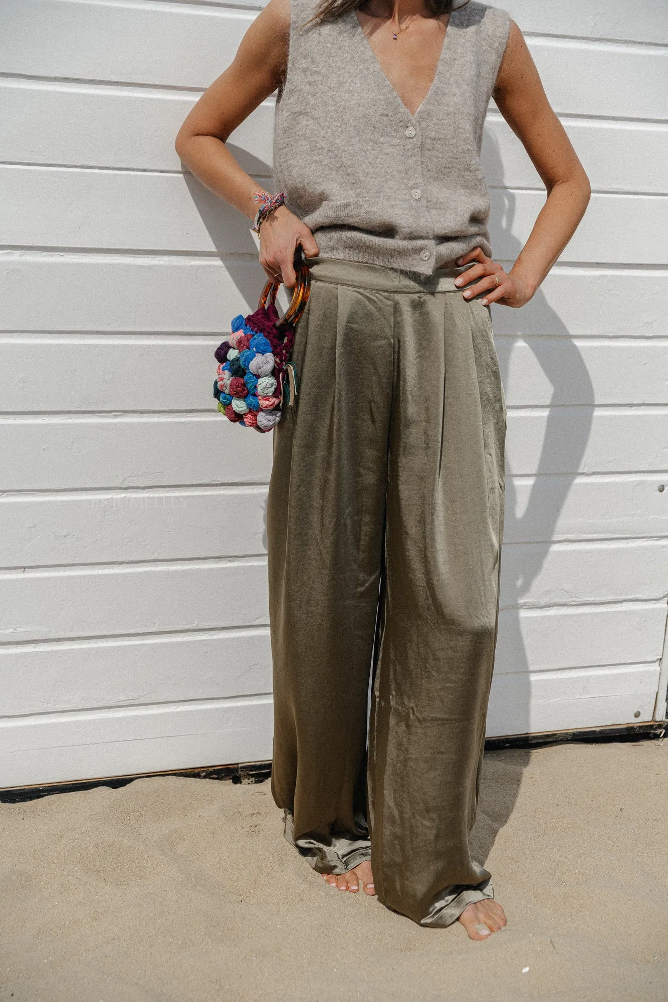VILisa HW pants gothic olive